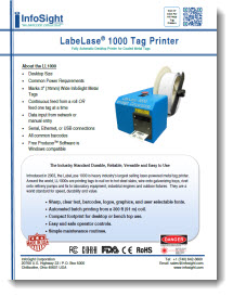 LL1000 Metal Tag Printer Brochure