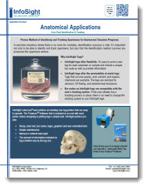 Proven Method of Identifying and Tracking Specimens for Anatomical Donation Programs